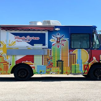 manila express filipino cuisine newly designed custom food truck