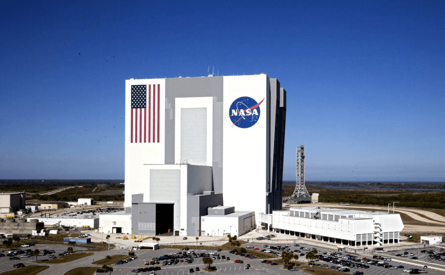 aerial view of nasa in houston texas